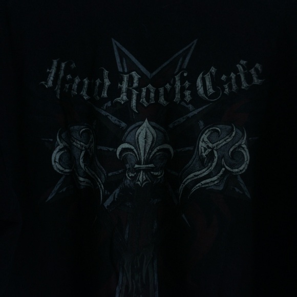 Hard Rock Cafe Dark Tee with Logo - Picture 4 of 4